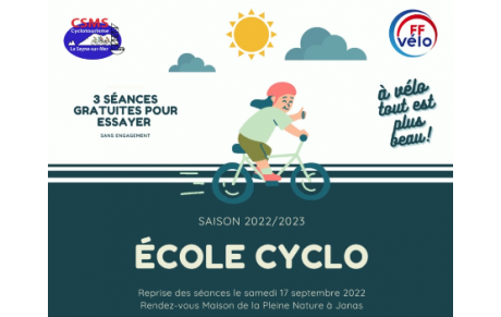 Rentrée de l'Ecole cyclo